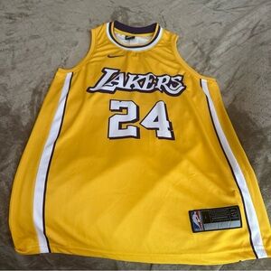 Nike Kobe Bryant Lakers Gold Basketball Jersey